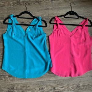 Banana Republic silk shirts bundle.  Size 4.